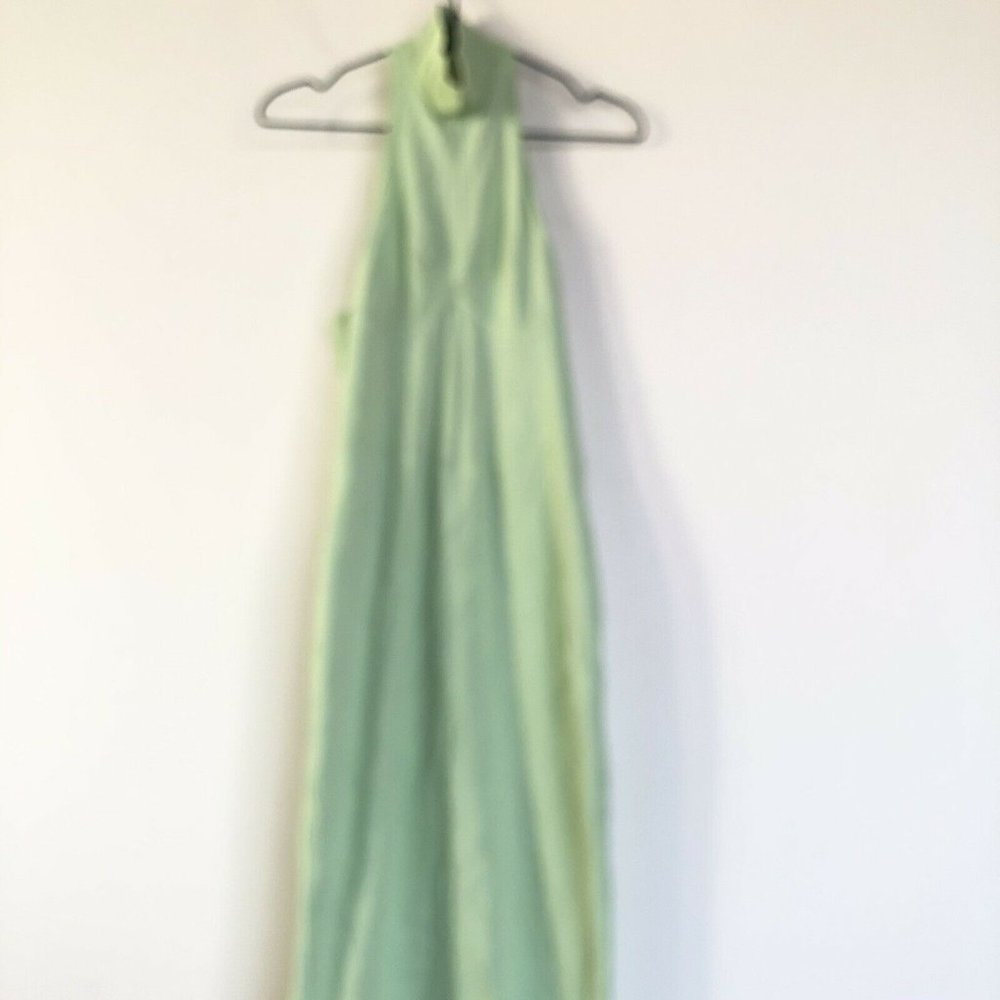 Noam Martinique Dress Lime Green Bodycon Zipper M NWT $260 - Picture 7 of 9